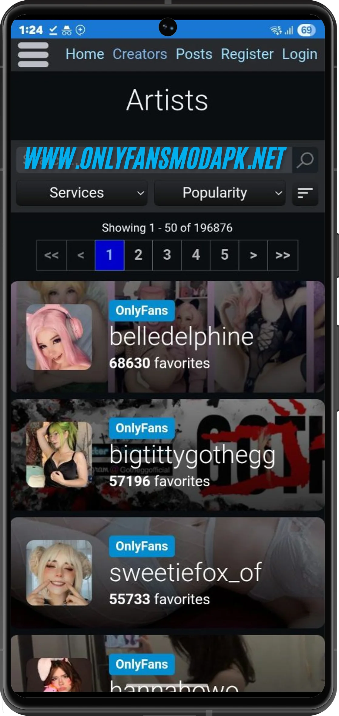 onlyfans MOD APK For Android [Premium Features unlocked] Download For free App screenshot 5 onlyfansmodapk.net