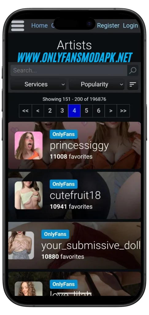onlyfans MOD APK For Android [Premium Features unlocked] Download For iOS screenshot onlyfansmodapk.net